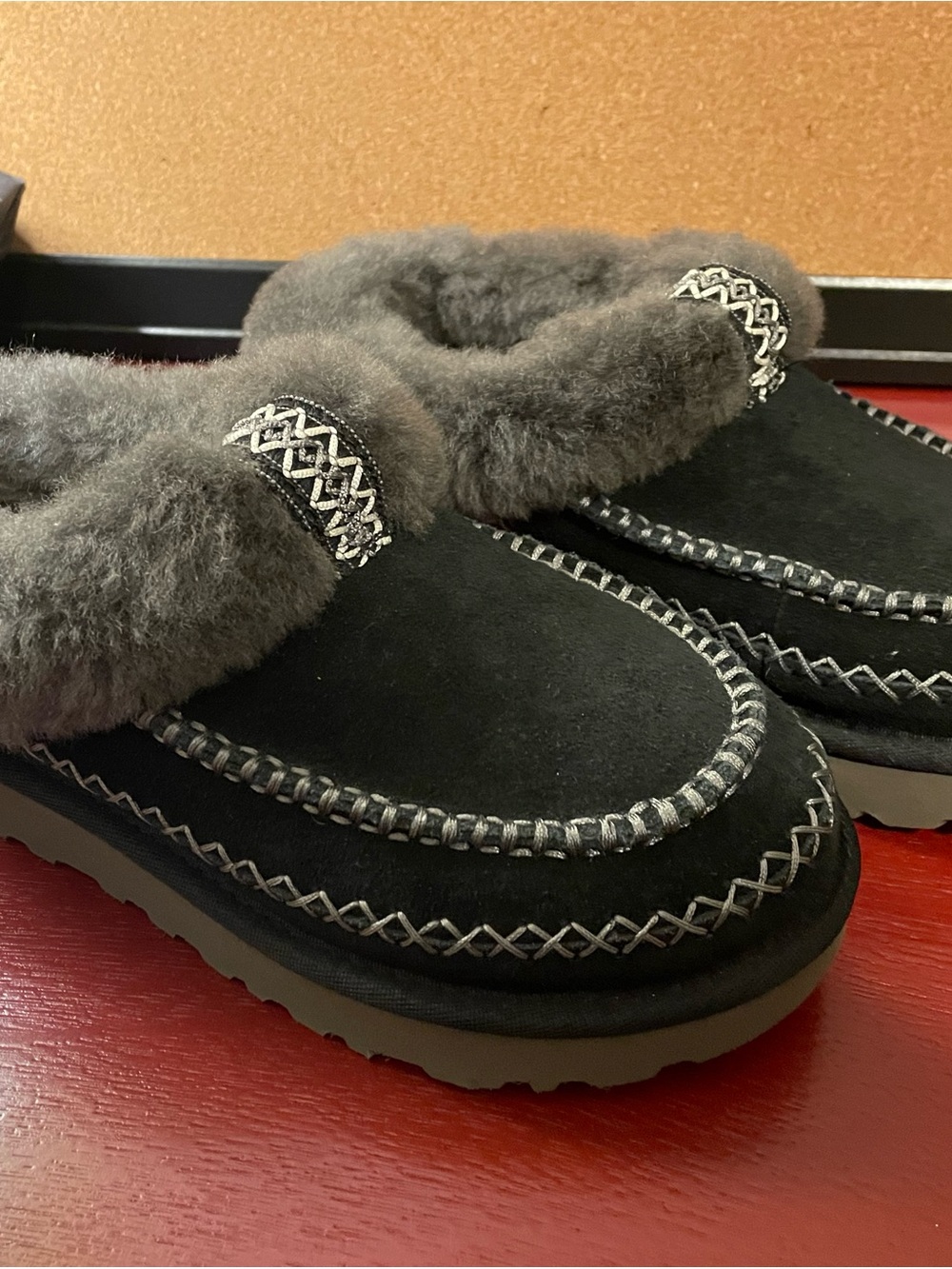 UGG Black Tasman Alpine Slipper